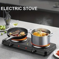 - Taffware 2-Burner Portable Hot Plate 2000W Electric Stove - WY-04B -