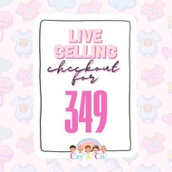 Czy & Co. LIVE SELLING CHECKOUT for 349 pesos | Random Baby & Kids Clothes