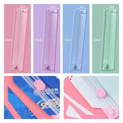 Cutting Supplies Paper Card Photo Paper Cutter Portable Crafts Paper Trimmer DIY Safe Paper Cutting 