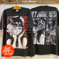 [Tomee] Itto Junji Collection Original Bootleg Authentic Klang Down The Hole vintage Cartoon shirt papamama