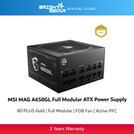 MSI MAG A650GL 80PLUS Gold Full Modular ATX Power Supply