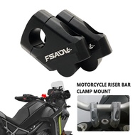 Motorcycle Handlebar Riser Clamp CNC Handle Bar Lift Extend Adapter Mount For CFMOTO 450MT 2024 800M