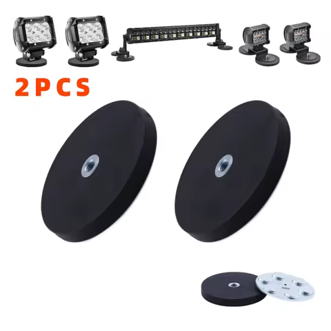 2PCS 43mm/66mm/88mm M4/M6/M8 Internal Thread Magnetic Base Mount Bracket Clamp LED Work Light Bar Ho