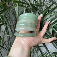 Beauty Flat Bar Live Direct Sales Bracelet In Stock Large Natural Bracelet Dongling Jade Factory Fre