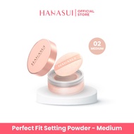 Hanasui Perfect Fit Setting Powder - 02.MEDIUM