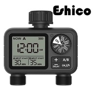 Eshico HCT-M06 Newest 2-outlet Digital Water Timer A/B-Zone Independent Programer Control Adjustable