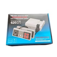 懷舊復古NES家用遊戲機 紅白機 nes迷你復古電子 遊戲機 黑灰色 含620個遊戲