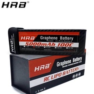 HRB แบตเตอรี่ แบตลิโพ Lipo Graphene 6s 5000mah 100c สำหรับของเล่น RC รถ เรือ เครื่องบิน ฮอบังคับ