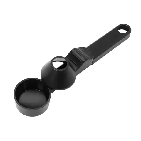 Creative Adjustable Slide Coffee Scoop Leakproof 2-in-1 Function Measuring Spoon Portable Sliding Me