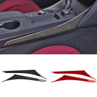 Carbon Fiber Car Gear Shift Side Decor Stickers Decal Trim for Lexus IS IS250 2013-2020 Auto Interio