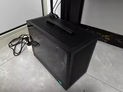 CH160 Portable ITX Computer Case Mesh Front Panel Type-C Port Support ATX Power Supply Long Graphics