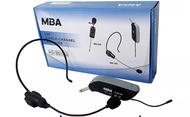MBA ไมค์ลอย แบบครอบหัว รุ่น MB-389 แบบหนีบปกคอเสื้อ รุ่น MB-388 ย่านความถี่ UHF มีจอแสดงคลื่น