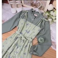 HAGIA DRESS KOREAN LOOK CRINGKLE