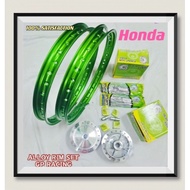 EX5/DREAM/WAVE100 ALLOY RIM 1.40 X 17 SIAP HUB CHROME, RANTING CHROME