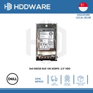 DELL EqualLogic 600GB 10K 6G SAS 2.5" HDD // 00FK3C // 0FK3C // ST600MM0006 // 9WG066-157
