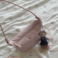 2025 New IAC Homemade Nylon Cloth Patchwork Leather Zipper Shoulder Portable Underarm Bag ins Style 