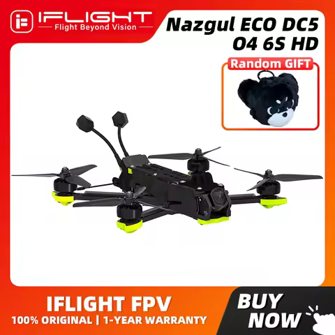 iFlight Nazgul DC5 ECO 6S O4 Pro HD Drone BNF with BLITZ ATF435 E55S Stack / O3 Air Unit V1.1 Digita