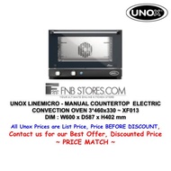 [FNBSTORES] UNOX LINEMICRO - MANUAL COUNTERTOP  ELECTRIC CONVECTION OVEN 3*460x330 ~ XF013