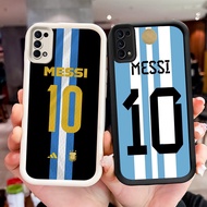 Shockproof Casing for OPPO Reno 4 5 6e Find X3 Lite Realme C65 Narzo N53 N63 WF1 Argentina Messi 10
