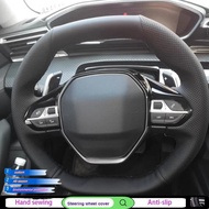 For Peugeot E-208 2020 508 208 3008 4008 5008 2016-2020 Steering Wrap Car Accessories Braid Car Stee
