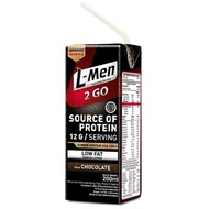l-men susu cair whey protein 2 go chocolate 200ml