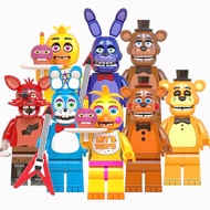 Five Nights At Freddy Chica Bonnie Foxy Freddy Golden Freddy Mini Action Building Blocks Figure Toys