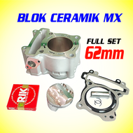 BLOK SEHER KERAMIK BORING BORE UP JUPITER MX KING MX OLD R15 VXION 60 62 63 65 66 68