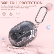 Case Cover for Beats Studio Buds and Beats Studio Buds+ with Lock Clip and Keychain