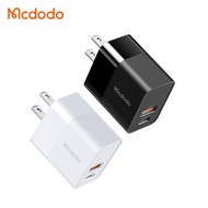 Mcdodo US Adapter USB A+C Charger 20W Super Fast charging QC/ SCP /FCP /AFC For iPhone 11 12 13 Pro 20W PD Fast charge/Android HUAWEI Mate 20 30 Pro P30 5A Super Fast charging