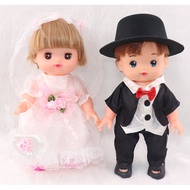 Free Shipping Over 58 Yuan Milu Doll Clothes Accessories Little Merlot Wedding Dress Set Children Pl