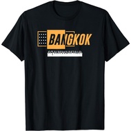 Bangkok Thailand Souvenir 🏙️ Graphic T‑shirt Baju Lelaki Wanita Cotton Round Neck Holiday Memento Te