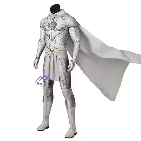 Fashion Movie Adult Men Moon Superhero Knight Marc Battle Suits Jumpsuits Cosplay Costume Halloween