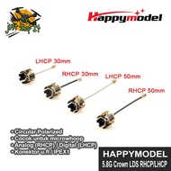 Happymodel 5.8G Crown LDS Antenna for Analog Digital VTX Micro FPV drones
