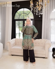 D2 Batik Tunik Batik Wanita Terbaru Tunik Batik Wanita Modern Murah Mewah Kekinian Baju Batik Wanita Atasan Tunik Batik Pekalongan Murah Lengan Panjang Kancing Depan Adem New Modern Seragam Pesta Resespsi Kantor Kerja Dinas Keren