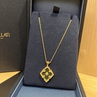 BUCCELLATI 布契拉提 Opera tulle 系列大號綠色琺瑯項鍊