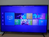 出售43' LG Smart LED TV 電視機 功能正常 有遥控 有腳架 可以上網 有Netflix 睇Youtube