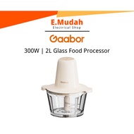 Gaabor 300W 2L Food Processor Blender | MG20M-WH01A MG-15M01A