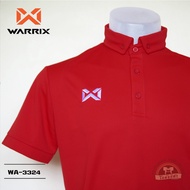 WARRIX เสื้อโปโล รุ่น bubble WA-3324 WA-PLA024 สีแดง RR วาริกซ์ วอริกซ์ ของแท้ 100%