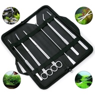 HAVENHUB Aquarium Tools Set Scissor Tweezers Plants Wave Scissors Grass Stainless Cleaning Tools Fis