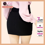 Chân váy công sở ngắn không xẻ 38cm KATIE chất liệu chân váy thun Hàn co giãn 4 chiều kiểu chân váy
