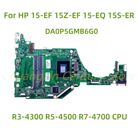 DA0P5GMB6G0 motherboard for HP 15-EF 15Z-EF 15-EQ 15S-ER laptop with R3 R5 R7 CPU 100% Tested Full W