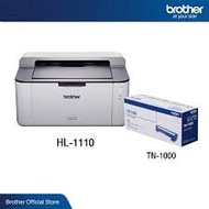 เครื่องปริ้น Brother HL-1210W เครื่องพิมพ์เลเซอร์ Wifi ขาวดำ / Printer /  เครื่องปริ้นท์  HL-1110 ประกันศูนย์ 1ปี