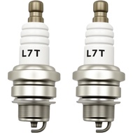 BPMR7A Spark Plug 2 Pack, L7T Spark Plug untuk Champion CJ8 RCJ6Y RCJ7Y untuk NGK BPMR7A Spark Plug 