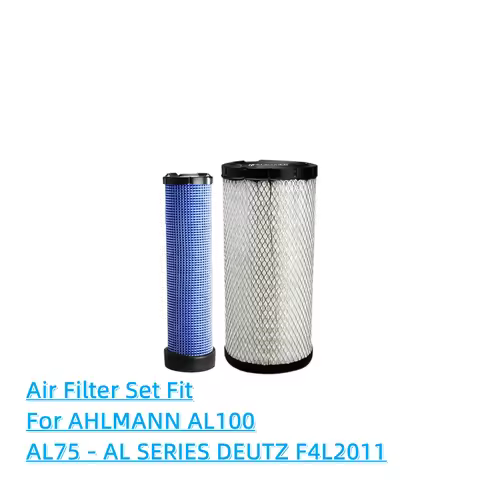 P828889 P829333 Air Filter Set Fit For AHLMANN AL100 AL75 - AL SERIES DEUTZ F4L2011