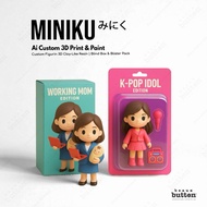 MINIKU 3D Print Custom Character Miniature Figurine Model