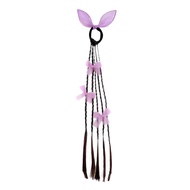 Ikat Rambut Anak Exstension Model Kepang Karakter Kartun 3D Wig Kuromi Ekor Kuda Lucu Rambut Palsu