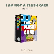 🇸🇬SG STOCK🇸🇬 113pcs I'm NOT a flash card - educational English learning flash card for kids children toddlers