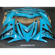 Coverset Kosong / Plain / Stripe Sniper / Exciter Thai Velozi Y15ZR Sky Blue V1/ V2