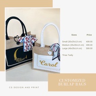 Customized Burlap/Abaca Bag