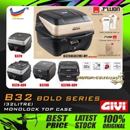 KOTAK/BOX GIVI MONOLOCK TOP CASE BOLD B32,B32N,B32NB,B32N-ADV,B32NB-ADV LIMITED GOLD/SILVER/BLACK [W/BASE PLATE]